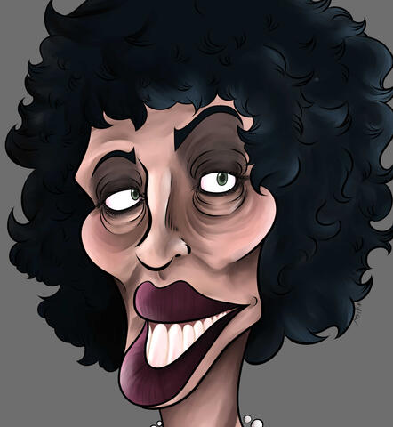 Personal Piece - Tim Curry Caricature Study