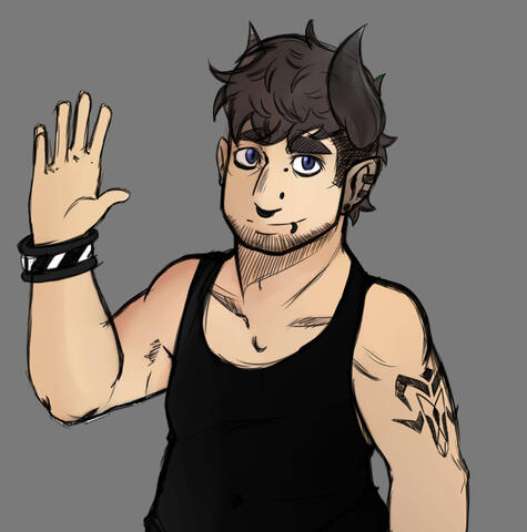 Character Concept Sketch - Soft Colored